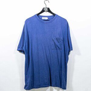 Abercrombie & Fitch Blank Pocket T-Shirt Single Stitch Large VTG 90s Preppy